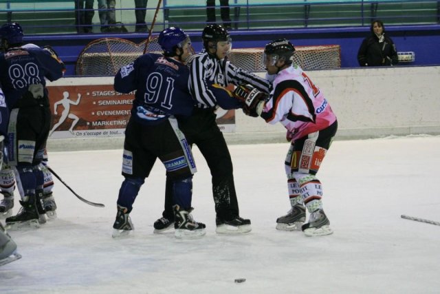 Photo hockey match Mont-Blanc - Amiens  le 22/11/2008