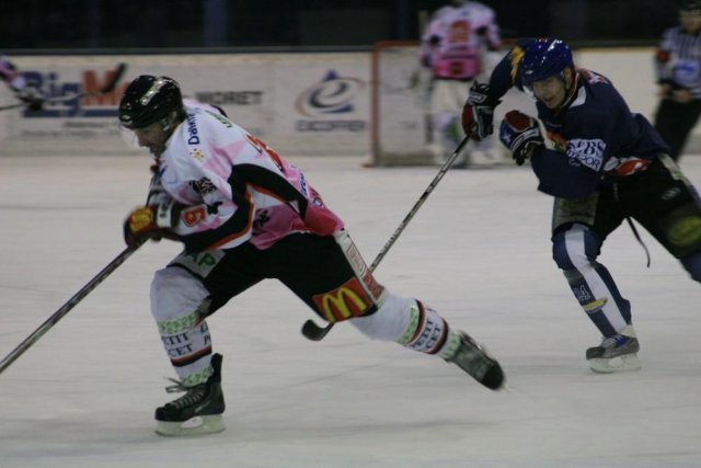 Photo hockey match Mont-Blanc - Amiens  le 22/11/2008