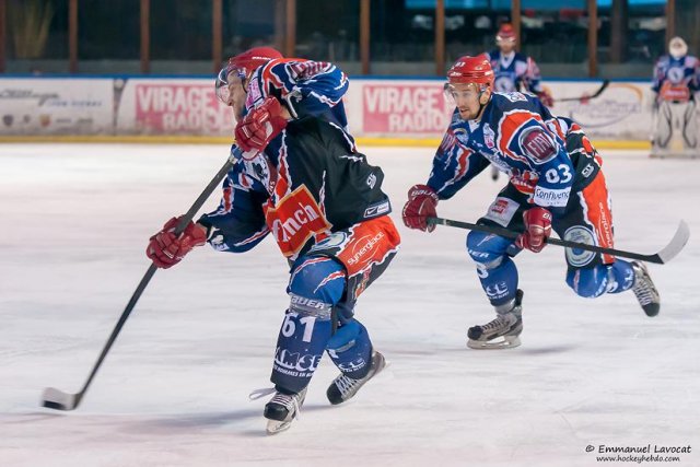 Photo hockey match Lyon - Dunkerque le 07/04/2013