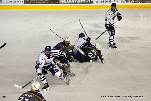 Photo hockey match Reims* - Brest  le 10/04/2013