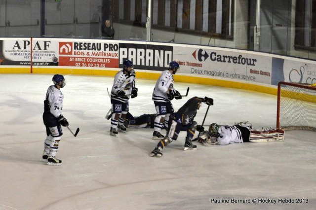 Photo hockey match Reims* - Brest  le 10/04/2013