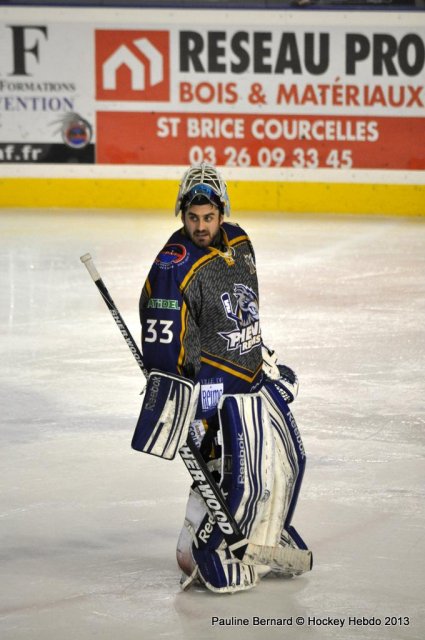 Photo hockey match Reims* - Brest  le 10/04/2013