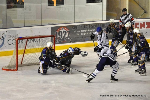 Photo hockey match Reims* - Brest  le 10/04/2013