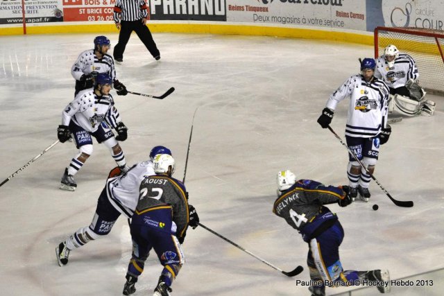 Photo hockey match Reims* - Brest  le 10/04/2013