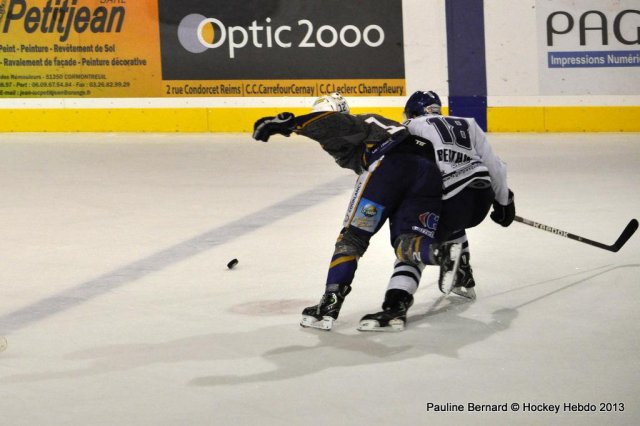 Photo hockey match Reims* - Brest  le 10/04/2013