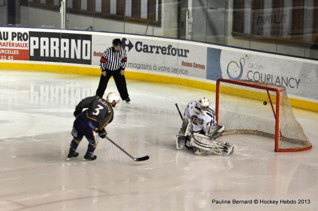 Photo hockey match Reims* - Brest  le 10/04/2013