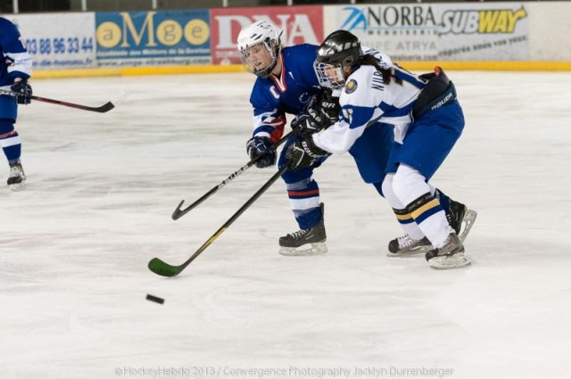 Photo hockey reportage Les Bleues en or