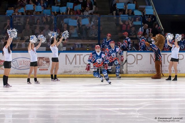 Photo hockey match Lyon - Brest  le 17/04/2013