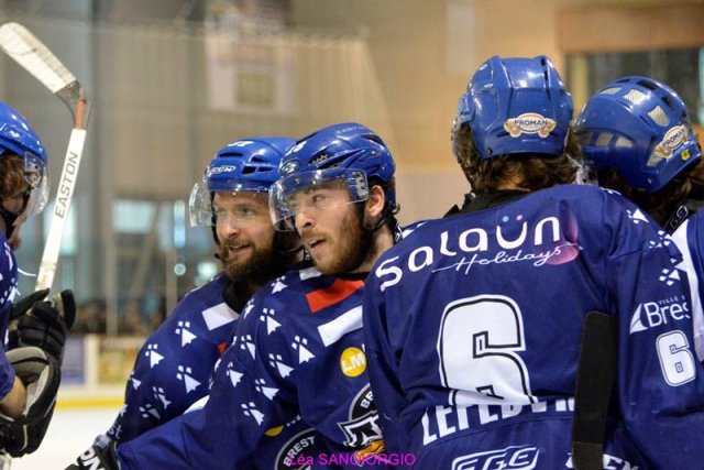 Photo hockey match Brest  - Lyon le 20/04/2013