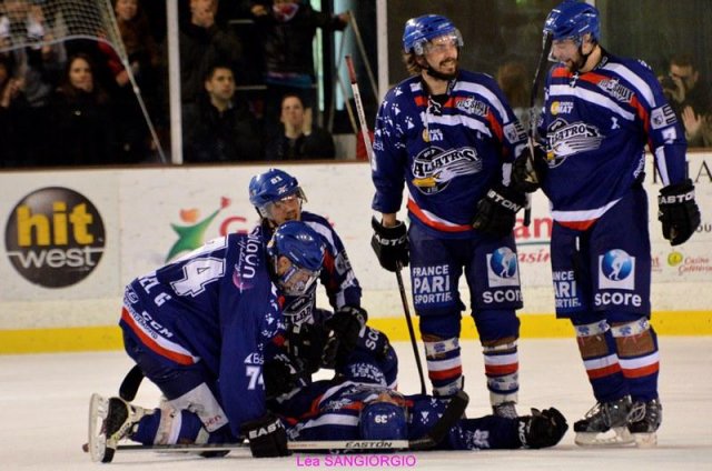 Photo hockey match Brest  - Lyon le 20/04/2013
