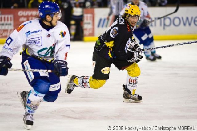 Photo hockey match Strasbourg  - Dijon  le 22/11/2008
