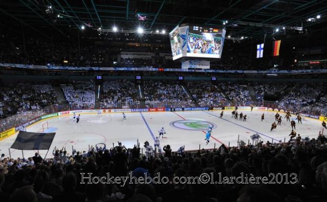 Photo hockey match Finland - Germany le 03/05/2013