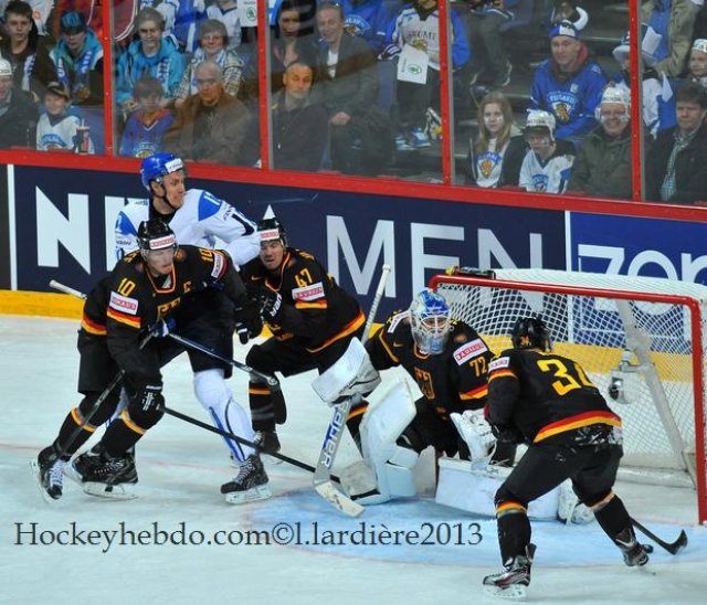 Photo hockey match Finland - Germany le 03/05/2013