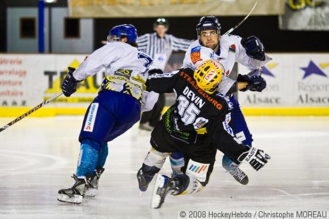 Photo hockey match Strasbourg  - Dijon  le 22/11/2008