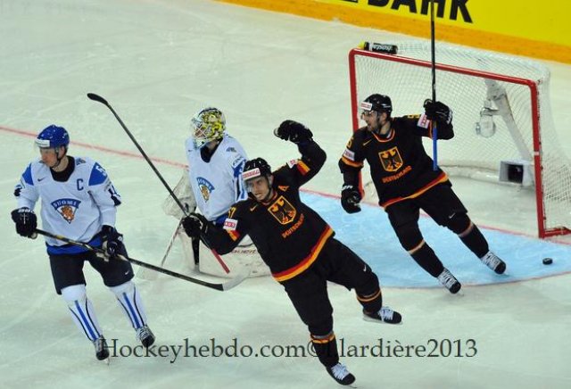 Photo hockey match Finland - Germany le 03/05/2013
