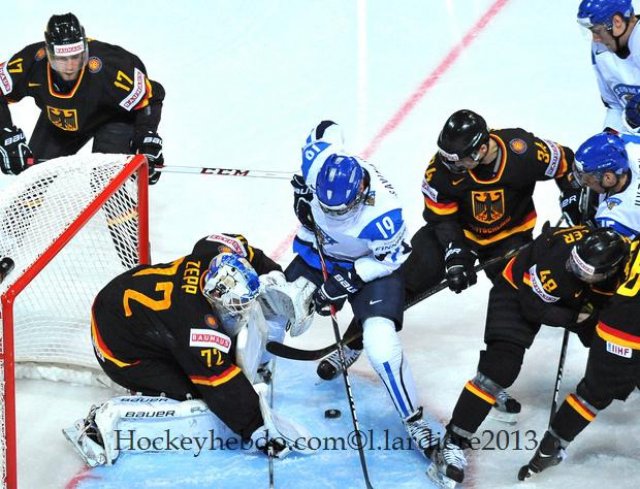 Photo hockey match Finland - Germany le 03/05/2013