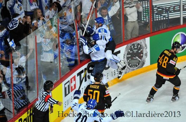 Photo hockey match Finland - Germany le 03/05/2013