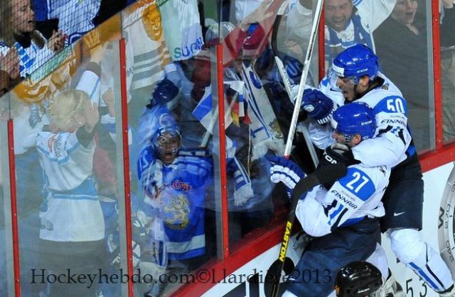 Photo hockey match Finland - Germany le 03/05/2013
