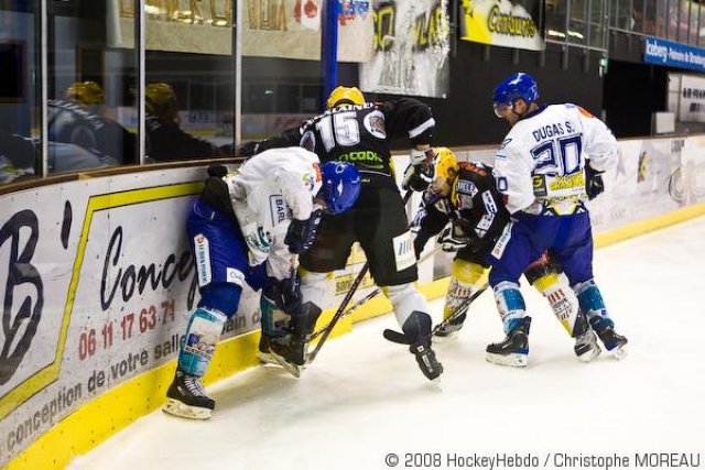 Photo hockey match Strasbourg  - Dijon  le 22/11/2008