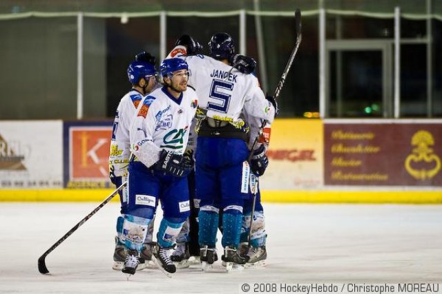 Photo hockey match Strasbourg  - Dijon  le 22/11/2008