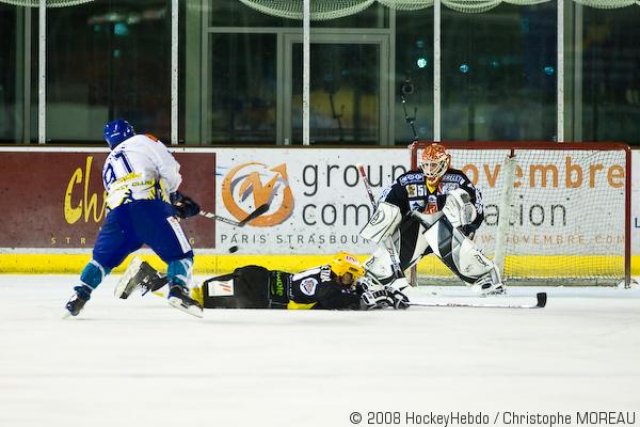 Photo hockey match Strasbourg  - Dijon  le 22/11/2008