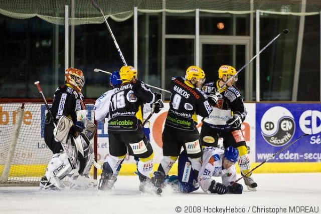 Photo hockey match Strasbourg  - Dijon  le 22/11/2008
