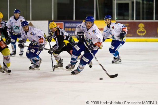 Photo hockey match Strasbourg  - Dijon  le 22/11/2008