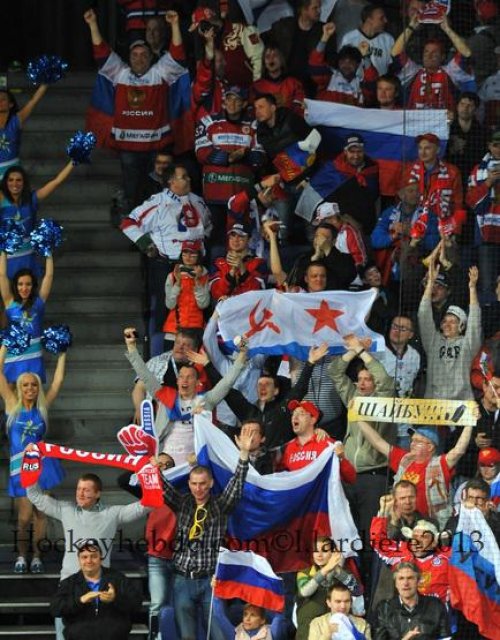 Photo hockey match Russia - United States of America le 07/05/2013