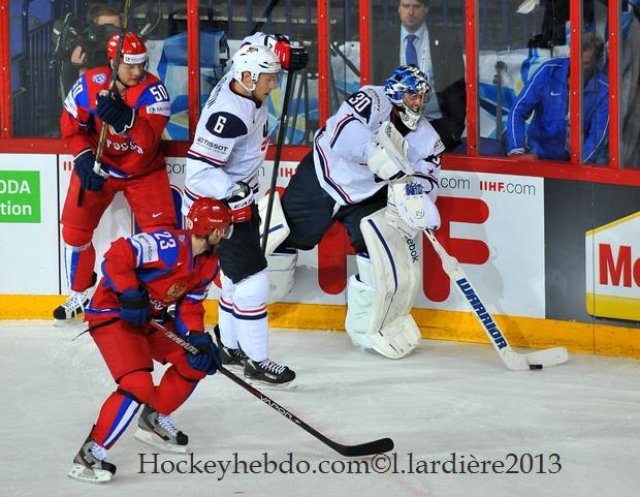 Photo hockey match Russia - United States of America le 07/05/2013