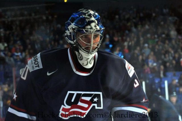 Photo hockey match United States of America - Austria le 04/05/2013