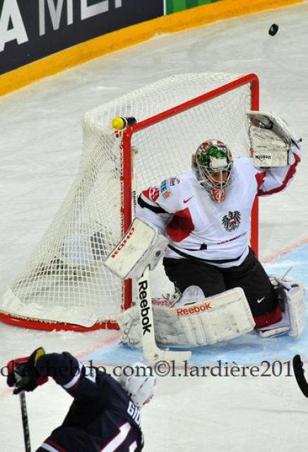 Photo hockey match United States of America - Austria le 04/05/2013