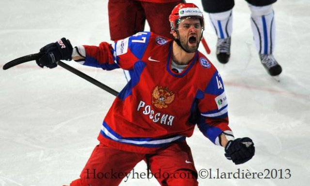 Photo hockey match Russia - Finland le 10/05/2013