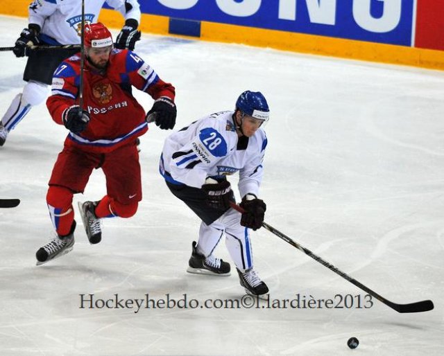 Photo hockey match Russia - Finland le 10/05/2013