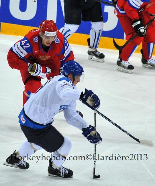 Photo hockey match Russia - Finland le 10/05/2013
