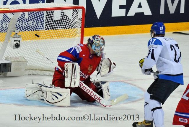Photo hockey match Russia - Finland le 10/05/2013