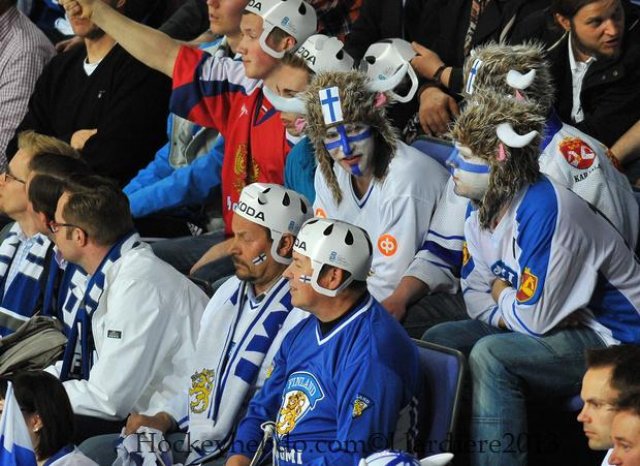 Photo hockey match Russia - Finland le 10/05/2013