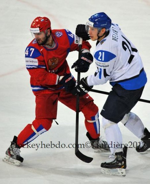 Photo hockey match Russia - Finland le 10/05/2013