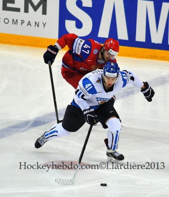 Photo hockey match Russia - Finland le 10/05/2013