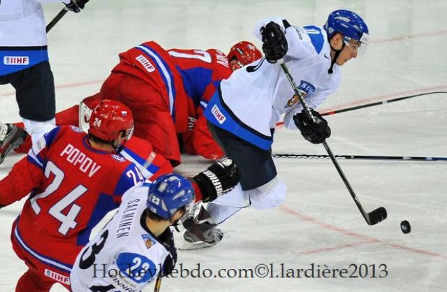 Photo hockey match Russia - Finland le 10/05/2013