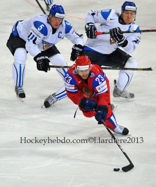 Photo hockey match Russia - Finland le 10/05/2013
