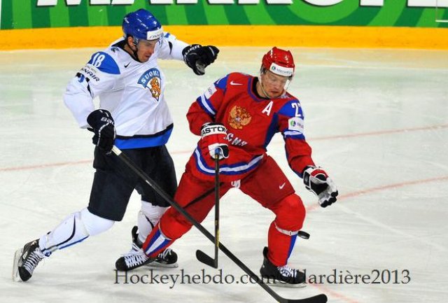 Photo hockey match Russia - Finland le 10/05/2013