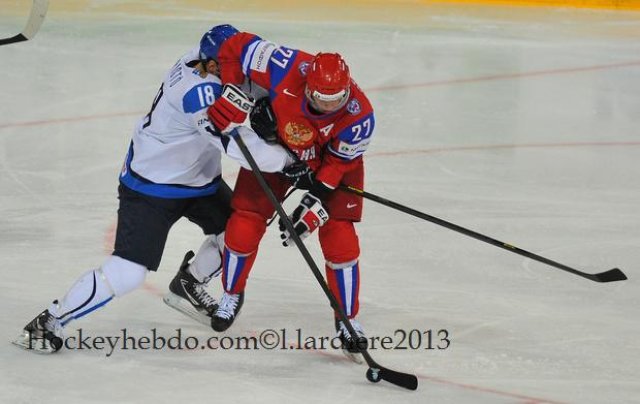 Photo hockey match Russia - Finland le 10/05/2013