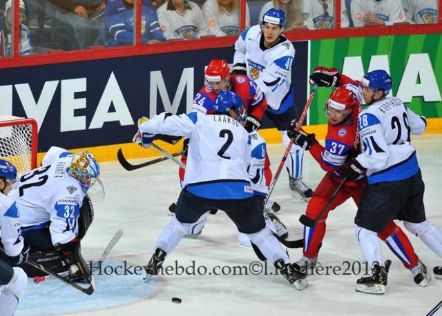 Photo hockey match Russia - Finland le 10/05/2013