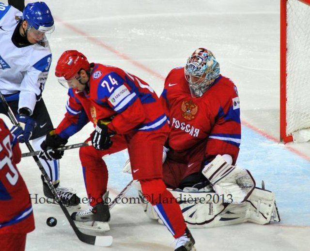 Photo hockey match Russia - Finland le 10/05/2013