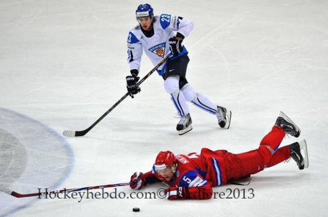 Photo hockey match Russia - Finland le 10/05/2013
