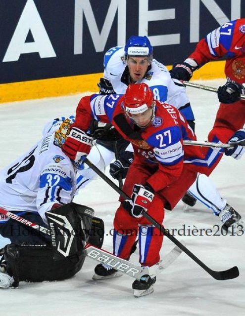 Photo hockey match Russia - Finland le 10/05/2013