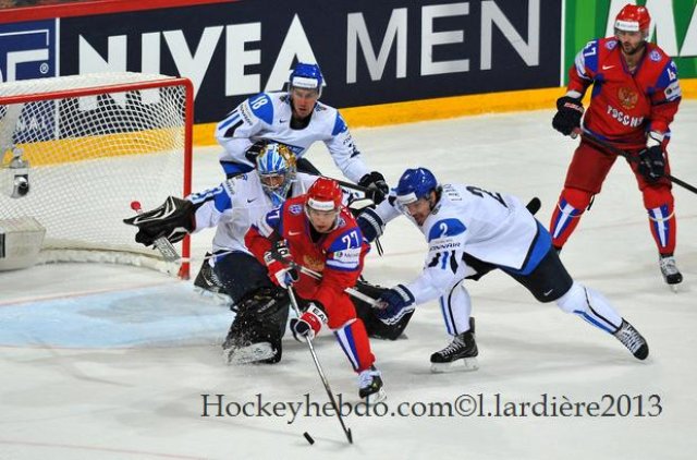 Photo hockey match Russia - Finland le 10/05/2013