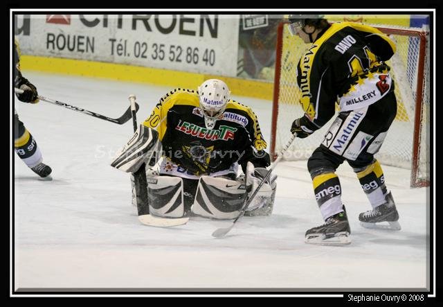 Photo hockey match Rouen - Angers  le 22/11/2008