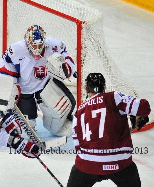 Photo hockey match Slovakia - Lettonie le 09/05/2013