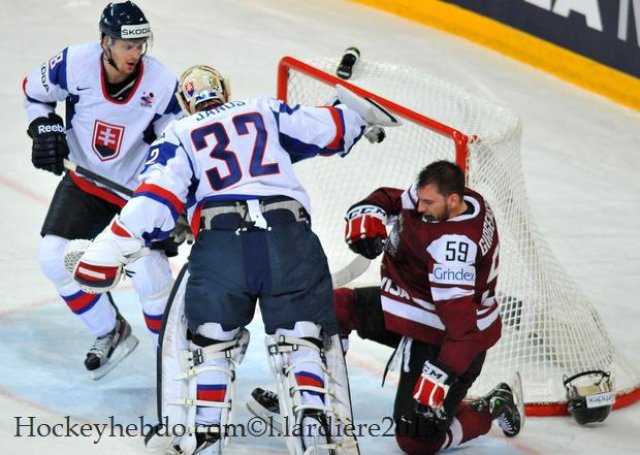 Photo hockey match Slovakia - Lettonie le 09/05/2013